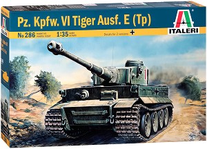 Танк - Panzerkampfwagen VI Tiger Ausf. E - Сглобяем модел — Italeri 286