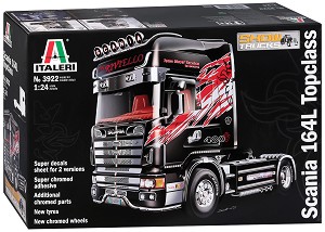 Влекач - Scania 164L Topclass - Сглобяем модел — Italeri 3922
