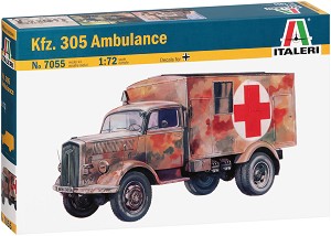 Линейка - Opel Kfz. 305 - Сглобяем модел — Italeri 7055