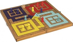 Не се сърди човече - Детска състезателна игра от серията Wooden Games — Professor Puzzle