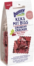 Бисквити за мини зайчета и гризачи bunny Nature Crunchy Cracker - 50 г, с червено цвекло и инулин