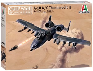 Щурмови самолет - A-10 A/C Thunderbolt II Gulf War Anniversary - Сглобяем авиомодел — Italeri 1376