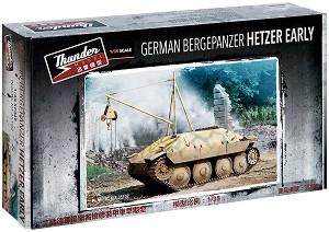 Военен танк - Bergepanzer 38(t) Hetzer Early - Сглобяем модел — Thunder Model 35102