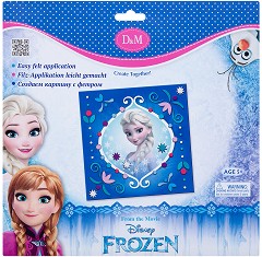 Декорирай сама Revontuli Toys - Апликация на Елза - Творчески комплект от серията Замръзналото кралство — 65104