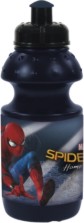 Детска пластмасова бутилка Derform - С вместимост 330 ml на тема Спайдърмен — 51359