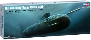 Руска подводница - Ясен клас ССН - Сглобяем модел — Hobby Boss 83526