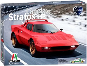 Автомобил - Lancia Stratos HF - Сглобяем модел — Italeri 3654