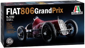 Състезателен автомобил - FIAT 806 Grand Prix - Сглобяем модел — Italeri 4702