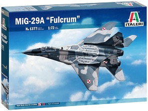 Съветски изтребител - МиГ-29 A "Fulcrum" - Сглобяем авиомодел — Italeri 1377