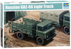 Военен камион - ГАЗ-66 - Сглобяем модел — Trumpeter 01016