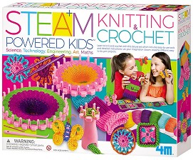 Детски комплект за плетене - 4M - Образователен комплект от STEAM Powered Kids — 4M-05539