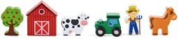 Дървени фигурки Ферма - Viga Toys - 6 броя — 50812
