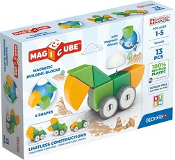 Магнитен конструктор - Geomag - 13 части, от серията Magicube — 202