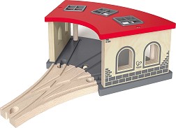 Влаково депо - Детски дървен аксесоар за релсов път — HaPe E3704