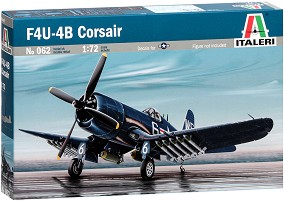 Американски военен самолет - Corsair F4U/4B - Сглобяем авиомодел — Italeri 062