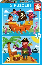 Пирати - 2 пъзела — Educa 17149