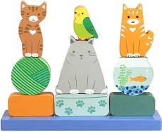 Дървена низанка Котета - Orange Tree Toys — OTT12447