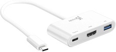   USB Type-C  HDMI  USB 3.0 j5create JCA379 - 20 cm - 