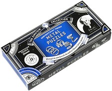 Einstein's E=mc2 Theory - Три метални 3D пъзела от серията The Einstein Collection — Professor Puzzle 2324