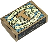 T - Time Puzzle - 3D дървен пъзел от серията "Matchbox Puzzle" — Professor Puzzle 1239