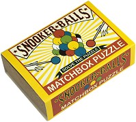 Snooker Balls - 3D дървен пъзел от серията "Matchbox Puzzle" — Professor Puzzle 1235
