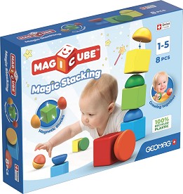 Магнитен конструктор Magic Stacking - Geomag - От 8 части