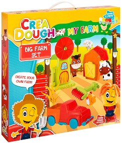 Направи сам Five Stars - Ферма - Творчески комплект с моделин от серията Crea Dough — 250-17