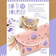 Направи си сам портмоне - Djeco - Творчески комплект от серията Do It Yourself — DJ07976