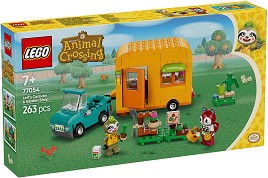LEGO Animal Crossing - Каравана и градинарски магазин на Лейф - Детски конструктор — 77054