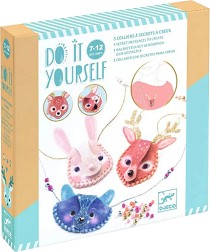 Направи си колиета Животни - Djeco - Творчески комплект от серията Do It Yourself — DJ07997