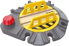Разпределителна релсова платформа - Детска дървена играчка от серията "Hape: Аксесоари" — E3723