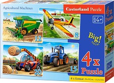 Селскостопански машини - 4 пъзела от 8