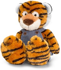 Плюшен тигър с гащеризон - Keel Toys - От серията Wild — SF0507