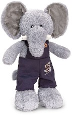 Плюшено слонче с гащеризон - Keel Toys - От серията Wild — SF0507