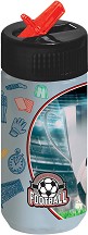 Детска пластмасова бутилка Derform - С вместимост 330 ml от серията Football — 97555
