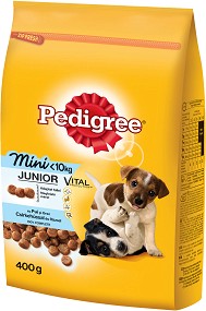 Pedigree Dry Chicken & Rice Junior Mini -               2 ÷ 12  -   400 g  11 kg - 