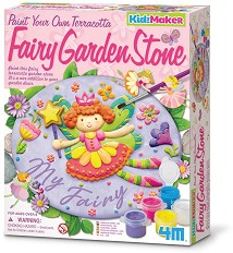 Оцвети сама камък Фея - 4M - Творчески комплект от серията Kidz Maker — 4M-04779