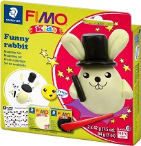 Направи сам фигурки от полимерна глина Fimo - Зайче - Творчески комплект от серията Kids — 8035 20