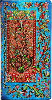 Тефтер Paperblanks Delphine - 9,5 × 18 см, с редове