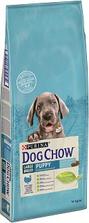 Суха храна за кучета Dog Chow Large Breed Puppy - 14 кг, с пуешко, от 6 седмици до 2 години, до 70 кг