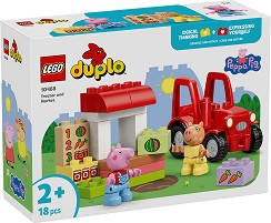 LEGO Duplo - Трактор и пазар - Детски конструктор — 10468