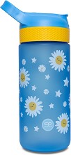 Детска пластмасова бутилка Cool Pack Bibby - С вместимост 420 ml от серията Daisy Sun — Z08834