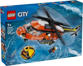 LEGO City - Хеликоптер на бреговата охрана - Детски конструктор — 60503