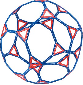 Конструктор Polydron - Десетоъгълници - От серията Frameworks — 10-F010