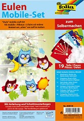 Направи сам - Висящи бухали - Творчески комплект — Folia Bringmann 22819