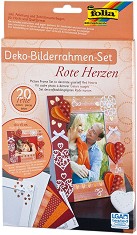 Декорирай сама рамка за снимки Folia Bringmann - Любов - Творчески комплект — 23333