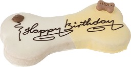 Торта за кучета Lolo Pets Happy Birthday - 250 г, с аромат на ванилия