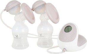 Двойна електрическа помпа за кърма Cangaroo Gentle Touch Duo - С шишета и биберони — XN-D206F