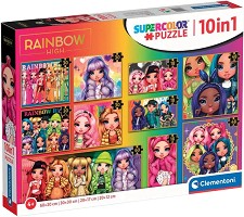 Момичетата от Rainbow High - 10 пъзела от 18