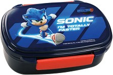 Кутия за храна с прибори - С вместимост 600 ml на тема Sonic — 572-54276